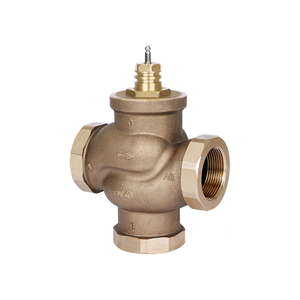 Трехходовые клапаны резьбовые Danfoss